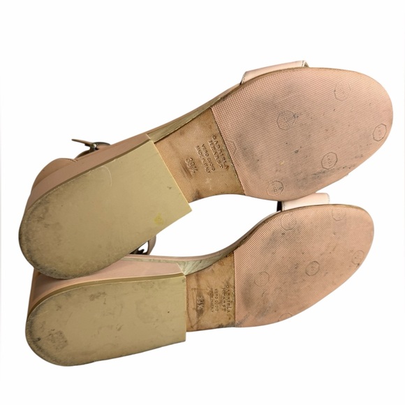 Gabriela Hearst Sydney Nude Blush Leather Wedge Sandals Italy EU 39.5 - Picture 5 of 9